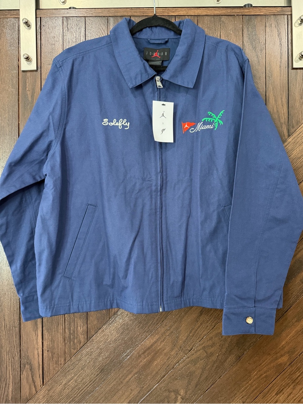 Jordan x Solefly Miami Canvas Zip Jacket